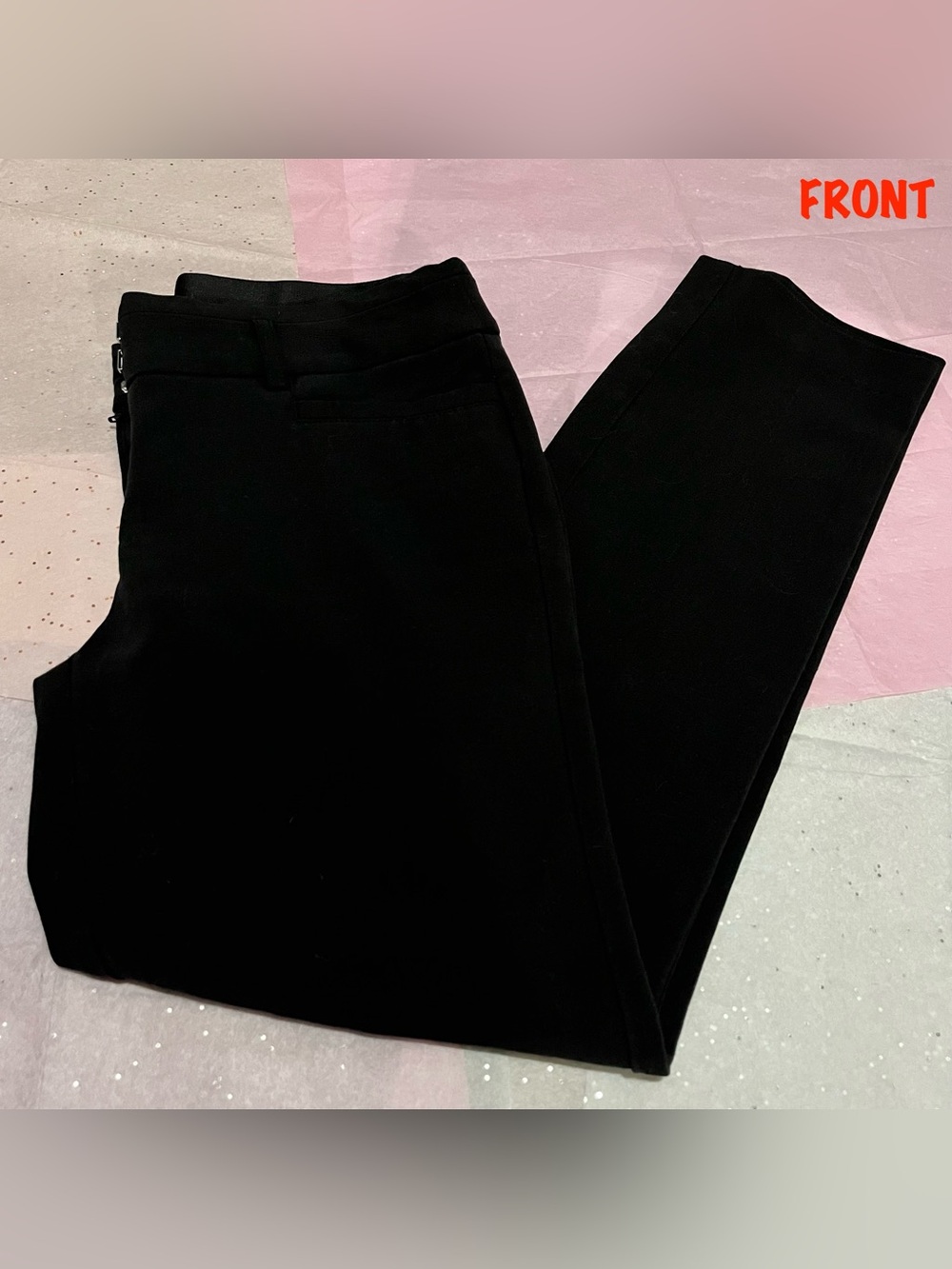 Candie's Black Audrey Ankle Pants